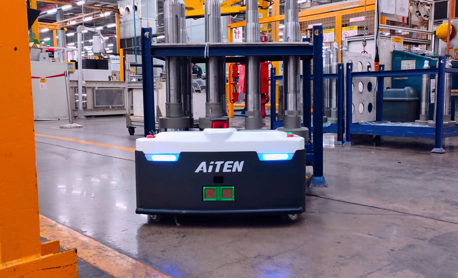 milanAGV机器人助企业复工